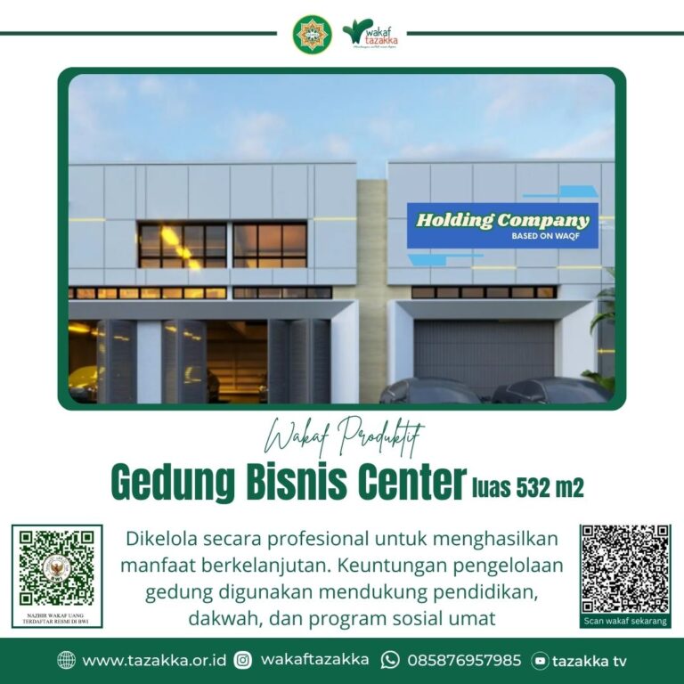 Wakaf Produktif Gedung Bisnis Center